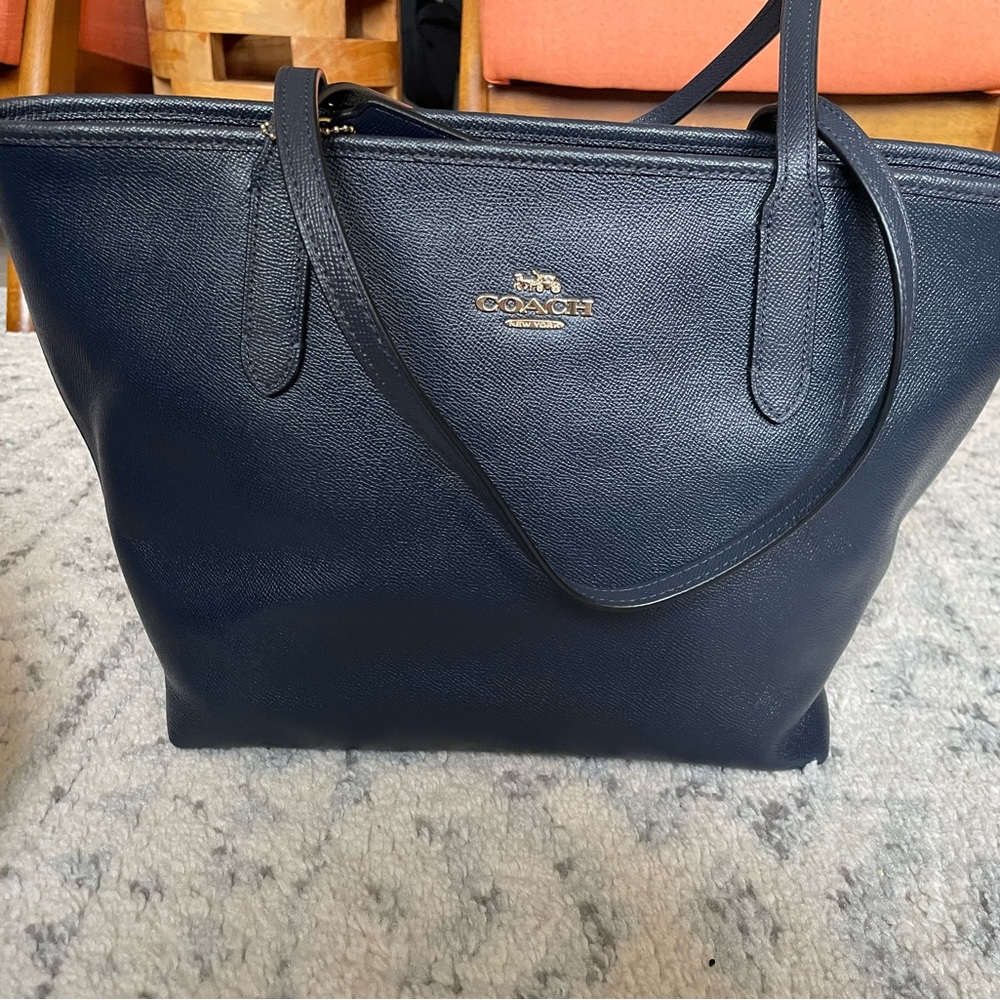 Coach Blue City Tote Bag